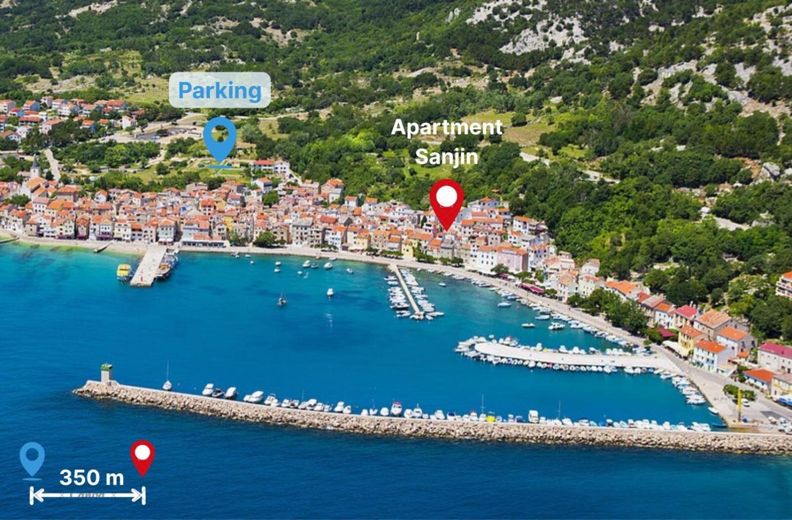 Apartment Sanjin With Sea View Baška Exteriér fotografie